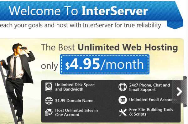 InterServer shared hosting